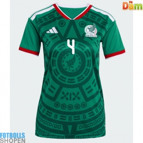 Billiga Mexiko Edson Alvarez #4 Hemmatröja Dam VM 2026 Kortärmad